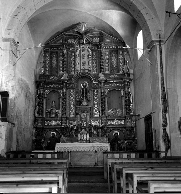 Altar major de l'església parroquial de Sant Serni.