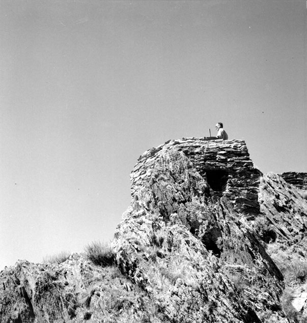 Vista de les restes de Baladredo.