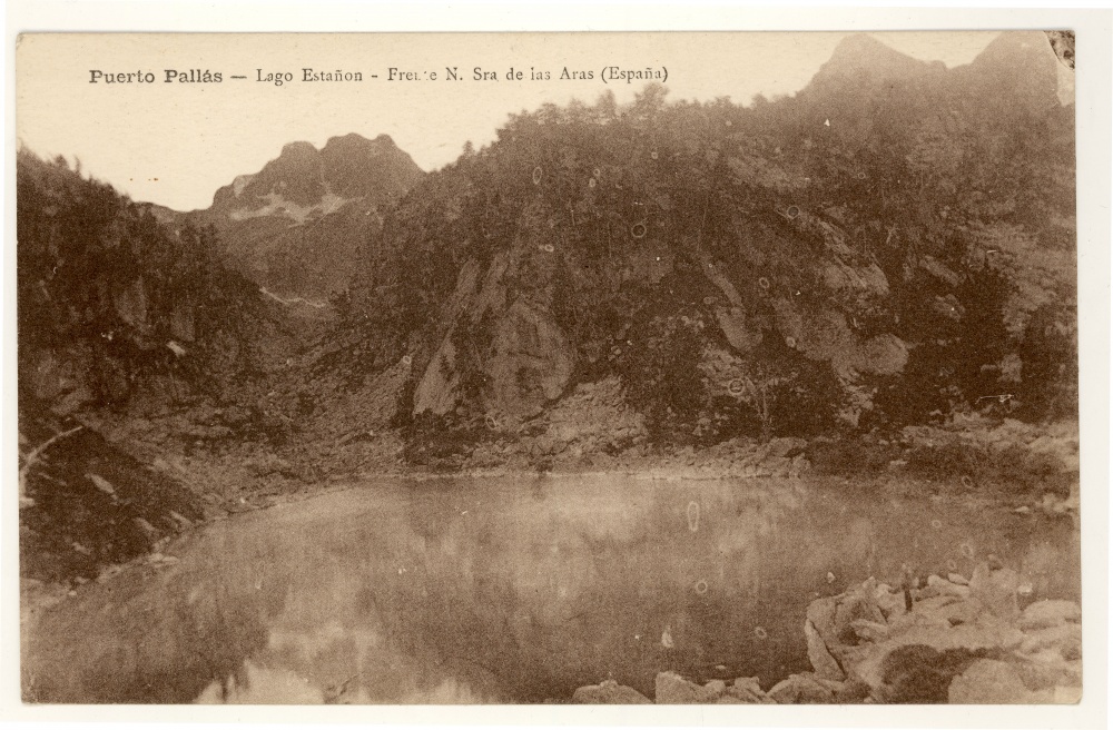 <p>Puerto Pallás, Lago Estañon - Frente N. Sra de las Aras (España)actual 2n llac del Gerber</p>