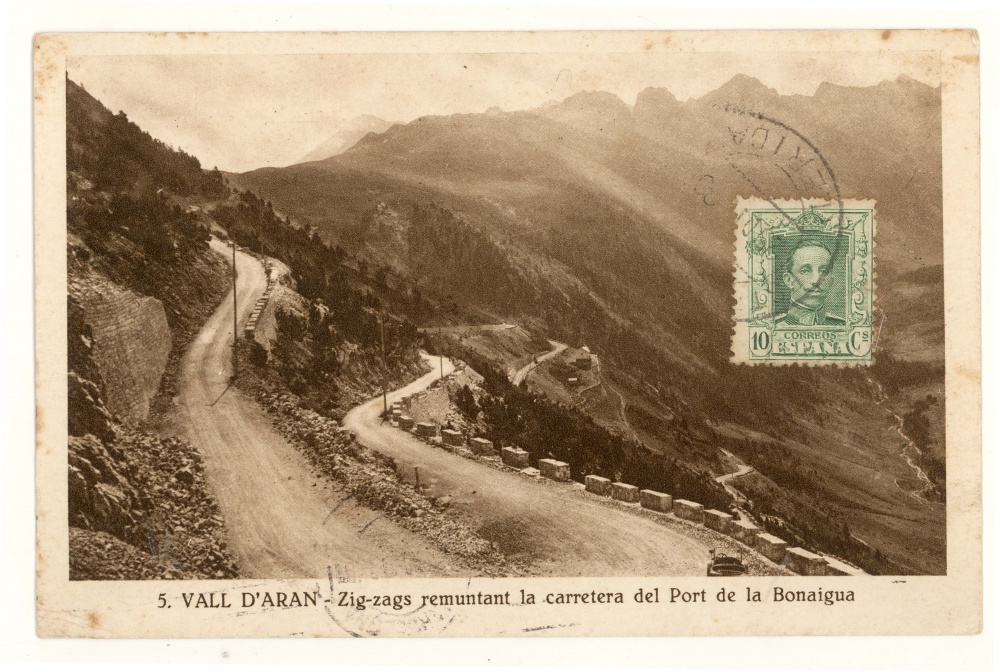 <p>Zigs-zags remuntant la carretera del Port de la Bonaigua</p>