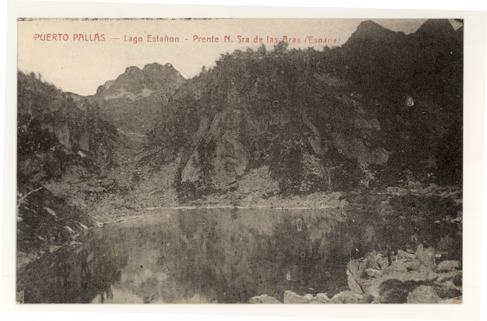 <p>Lago Estañon - Frente N. Sra de las Aras (España) actual 2n llac del Gerber</p>