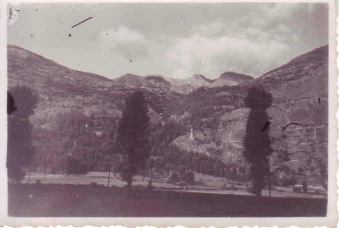 Vista dels prats d'Esterri i son.